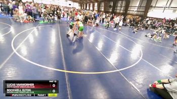 91 lbs Cons. Round 3 - Lucas VanWormer, South Summit Wrestling Club vs Rockwell Elton, Payson Lions Wrestling Club