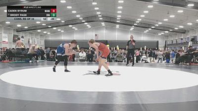 144 lbs Cons. Rd Of 16 - Brody Page, SPAR Wrestling Academy vs Caden Byrum, Massa's Maniacs