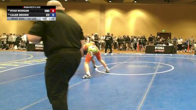 144 lbs Cons. Sub-quarters - Ryan Morgan, Orchard South Wrestling Club vs Caleb Brown, KD Training Center