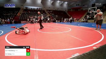 72 lbs 3rd Place - Bowen Freisberg, Caney Valley Wrestling vs Beckett Golay, Proving Grounds Wrestling