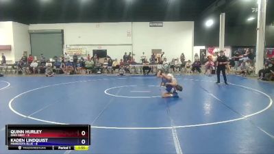 106 lbs Placement Matches (8 Team) - Quinn Hurley, Ohio Grey vs Kaden Lindquist, Minnesota Blue