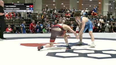 61 lbs Semis - Jax Forrest, Cowboy RTC/Titan Mercury Wrestling Club (TMWC) vs Benjamin Davino, Ohio RTC/ Titan Mercury Wrestling Club (TMWC)