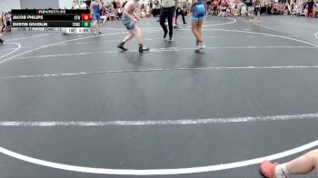 120 lbs Round 3 (4 Team) - Dustin Goodlin, TDWC vs Jacob Philips, CTWHALE