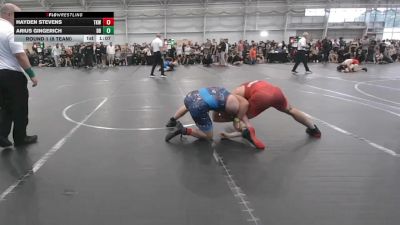 157 lbs Round 1 (8 Team) - Hayden Stevens, Team Kaizen Wrestling vs Arius Gingerich, Dayton Bandits