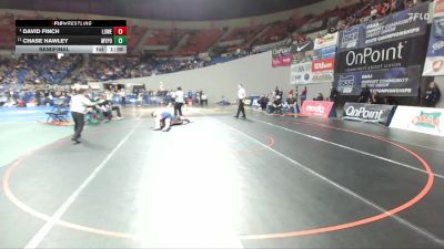 2A/1A Boys 285 Semifinal - David Finch, Lowell Boys vs Chase Hawley, Myrtle Point Boys