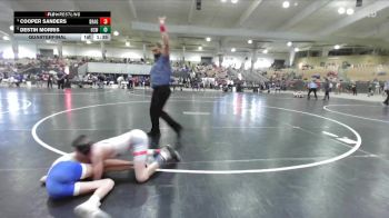 105 lbs Quarterfinal - Cooper Sanders, TN Wrestling Academy vs Destin Morris, Higher Calling Wrestling