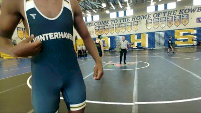 150 White Quarterfinal - William Thompson, Deland vs Elijah Jefferson, Winter Haven