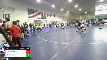 175 lbs Champ. Round 1 - Ryker Roundy, Davis Wrestling Club vs Wilkes Weston, Rich