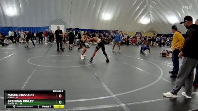 130 lbs Round 6 (8 Team) - Brendan Kinley, Rogue WC vs Mason Massaro, FORGE