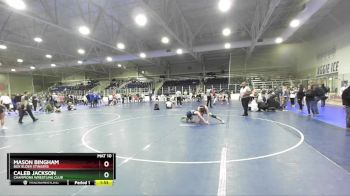 120 lbs 2nd Place Match - Caleb Jackson, Champions Wrestling Club vs Mason Bingham, Box Elder Stingers