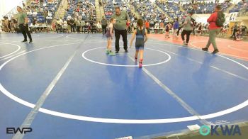 55 lbs Rr Rnd 3 - Laylen Parish, Wagoner Takedown Club vs Kyllie Gwinn, Buck Pride Wrestling