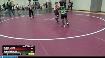 105 lbs 3rd Place Match - Ryder Lentz, Vicious vs Karmen Harris, Tennessee Valley Wrestling