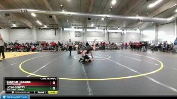 144 lbs Cons. Round 2 - Cooper Hineline, Ralston Valley vs Josh Gentry, Discovery Canyon