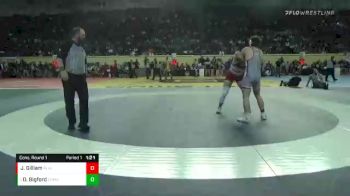 3A-195 lbs Cons. Round 1 - Owen Bigford, Comanche vs Jeston Gilliam, Plainview