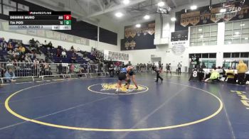 130 lbs Cons. Round 3 - Tia Poti, Temescal Canyon vs Desiree Muro, Arroyo