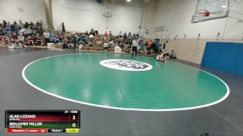 150B Quarterfinal - Alan Lozano, Rawlins vs Benjamin Miller, Saratoga
