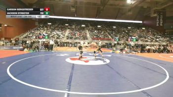 3A-144 lbs Cons. Round 1 - Carson Bergstreser, Buffalo vs Jackson Streeter, Pinedale