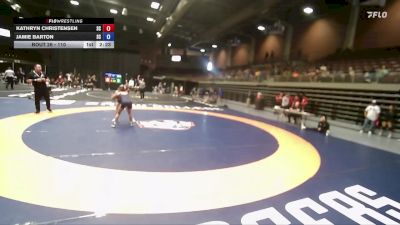 110 lbs Round 4 - Jamie Barton, Snow vs Kathryn Christensen, Snow