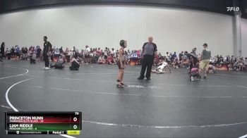 70 lbs Round 6 (8 Team) - Liam Riddle, Missouri Outlaws vs Princeton Nunn, Takedown Elite Black
