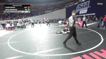 6A Boys 113 lbs Quarterfinal - Shae Morrison, Ida B. Wells Boys vs Caleb Enoch, Clackamas Boys