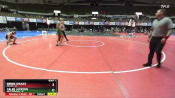 165 lbs Finals (2 Team) - Derek Shultz, Kellam vs Caleb Jackson, West Depford