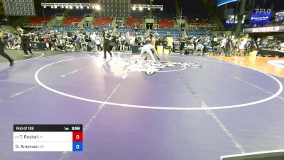 157 lbs Rnd Of 128 - Tucker Roybal, UT vs Gus Amerson, OR