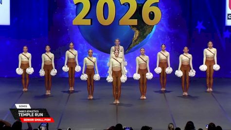 Dance Athletics - Temple Run [2026 Senior Small Pom Semis] 2026 The Dance Worlds