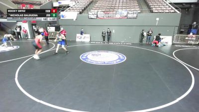 215 lbs 1st Place Match - Rocky Ortiz, Folsom High School Wrestling vs Nicholas Balbuena, John F Kennedy High School Wrestling