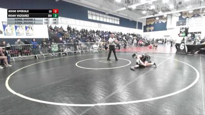 126 lbs Cons. Round 2 - Jesse Speegle, Edison vs Noah Vazquez, Bonita