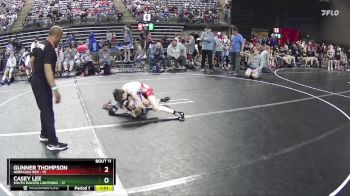 80 lbs Finals (8 Team) - Casey Lee, South Dakota Lightning vs Gunner Thompson, Nebraska Red
