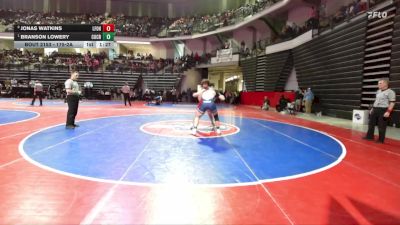 175-2A Quarterfinal - Branson Lowery, Coahulla Creek vs Jonas Watkins, Lakeview Ft. Oglethorpe HS