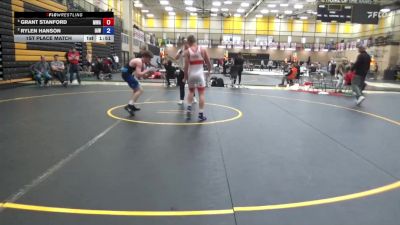 132 lbs 1st Place Match - Grant Stanford, Moen Wrestling Academy vs Rylen Hanson, Immortal Athletics WC