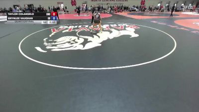 160 B Quarterfinal - Taylor Colangelo, Colorado Mesa University vs Brynlee Vaughan, Unattached