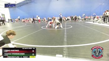 92 lbs 3rd Place Match - Thomas Steinkirchner, SlyFox vs Tobias Martinez, Maize