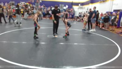 75 lbs Round 1 - Liam Hoeft, Mighty Warriors Wrestling Acad vs Roxanna Hannah, KC Elite Training Center