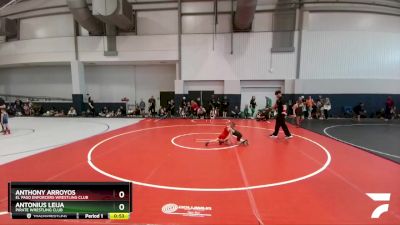 44 lbs Champ. Round 1 - Anthony Arroyos, El Paso Enforcers Wrestling Club vs Antonius Leija, Pirate Wrestling Club