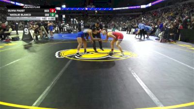 155 lbs Round Of 16 - Olivia Faust, Buchanan (CS) vs Natalie Blanco, Chino (SS)