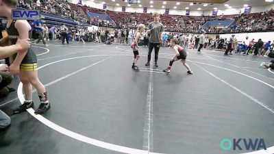 55 lbs Consi Of 8 #2 - Troy Richardson, Tuttle Wrestling Club vs Nevalee Petty, Skiatook Youth Wrestling