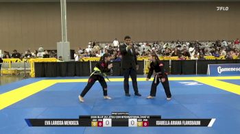 Isabella Ariana Flansbaum vs Eva Larissa Mendoza 2026 IBJJF Jiu-Jitsu CON International