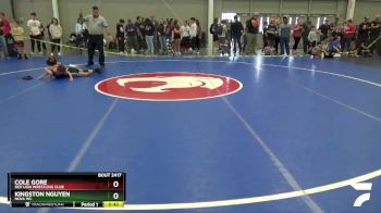 58 lbs Cons. Semi - Kingston Nguyen, Nova WC vs Cole Gore, Red Lion Wrestling Club