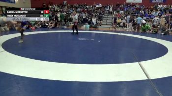 133 lbs Cons. Round 2 - Riley McElligot, NWCA - Life vs Daniel McEntyre, Montevallo