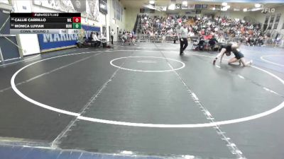 110 lbs Cons. Round 3 - Monica Luvian, Rubidoux vs Callie Carrillo, Millikan