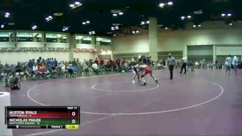 132 lbs Round 3 (8 Team) - Nicholas Malek, Rootstown Raiders vs Auston Ryals, Team Wakulla