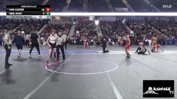 92 lbs 5th Place Match - Cam Carter, Columbus vs Abel Rusk, SC Punisher