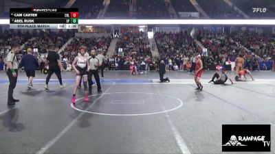 92 lbs 5th Place Match - Cam Carter, Columbus vs Abel Rusk, SC Punisher