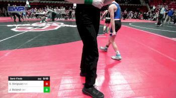 61 lbs Consi Of 4 - Bowen Leavitt, Unattached vs Alex Morgan, Fort Gibson Youth Wrestling