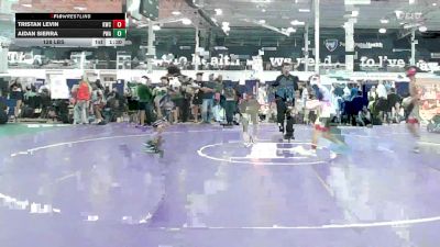 128 lbs Rr Rnd 1 - Tristan Levin, Kraken Grizzly - HSC vs Aidan Sierra, Parabellum Wrestling Academy- HSC