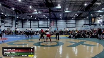 144 lbs Placement Matches (8 Team) - Carson Fitch, HEAVY HITTING HAMMERS vs Mustafa Safi, RIVER CITY WRESTLING CLUB