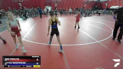 78 lbs Semifinal - Zeke Mikolyzk, MN vs Layton Ringstmeyer, SD