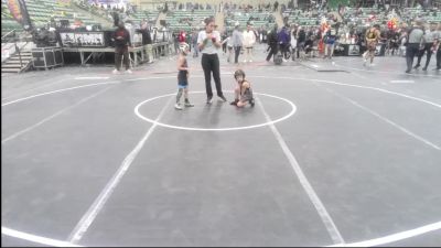46 lbs Consi Of 4 - Abel Calderon, The Rock Of Redmond vs Reign Townsell, Damonte Mustangs WC